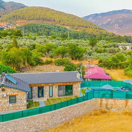 Luxury Stone House With Indoor - Outdoor Pools, Turkish Bath And Sauna In Fethiye * Incirkoy