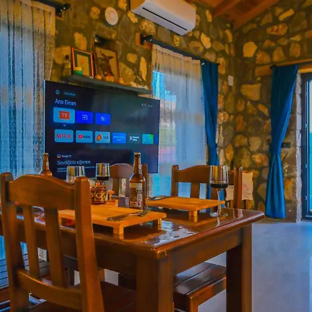 Luxury Stone House With Indoor - Outdoor Pools, Turkish Bath And Sauna In Fethiye * Incirkoy