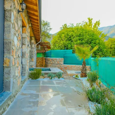 Luxury Stone House With Indoor - Outdoor Pools, Turkish Bath And Sauna In Fethiye Incirkoy