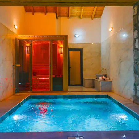 Luxury Stone House With Indoor - Outdoor Pools, Turkish Bath And Sauna In Fethiye * Incirkoy