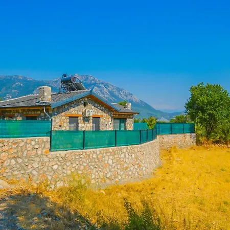 Luxury Stone House With Indoor - Outdoor Pools, Turkish Bath And Sauna In Fethiye Feriehus *