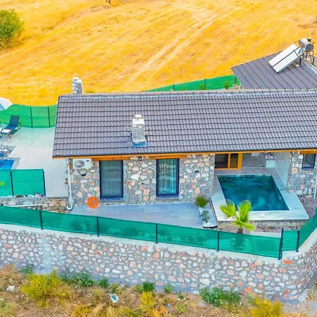 Luxury Stone House With Indoor - Outdoor Pools, Turkish Bath And Sauna In Fethiye Feriehus Incirkoy